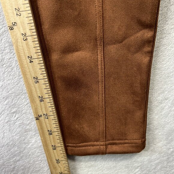 Cruel Denim Suede Pants Women’s Medium Faux Leather Western Rodeo Cowgirl Wear - Picture 8 of 10